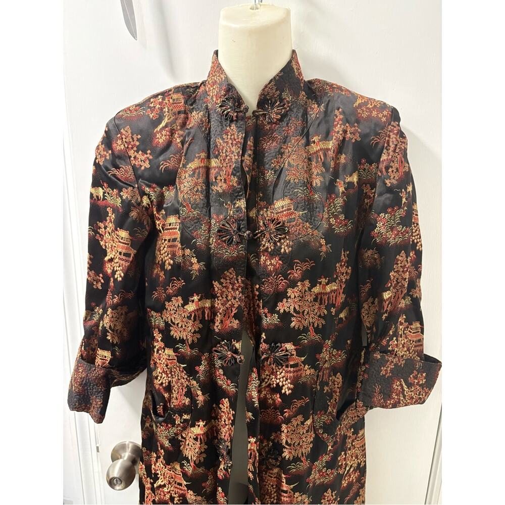 Vtg Shanghai duster jacket - Picture 5 of 10